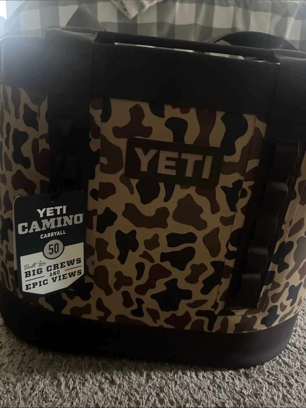 Yeti Camino Duffel Bag in Brown Camo